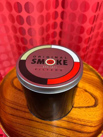 LUCKY STRIKE 오리지널 캔 케이스 코스터 2개 SET