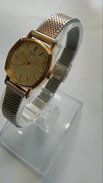 SEIKO 쿼츠 손목시계 골드 컬러 빈티지 Y2K