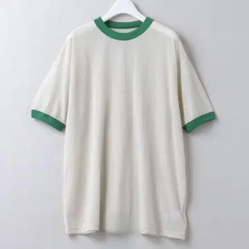 6 ROKU COTTON NYLON RINGER T-SHIRT