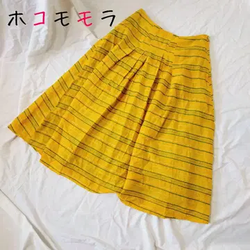 호코모모라 스커트 보더 무릎 기장