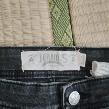 JEANIUS 데님 팬츠 블랙 46/32B-BOY