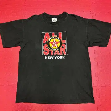 90's ALL STAR CAFE NEW YORK 티셔츠 L 블랙