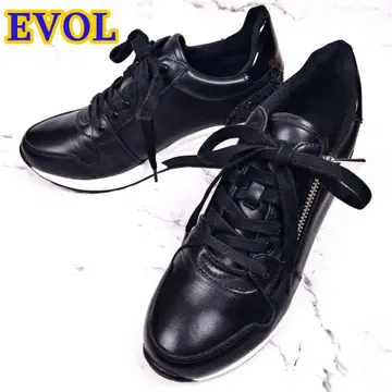새상품급 EVOL metoka 사이드 지퍼 스타일업 스니커즈 통굽