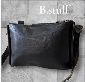 B.stuff 숄더백 바디백 올 가죽 블랙