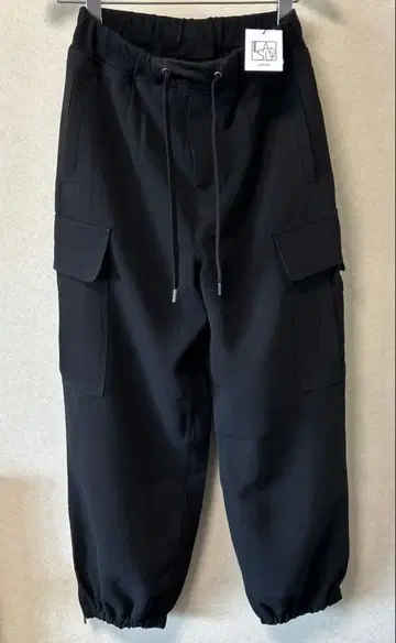 LASUD 카고 팬츠 블랙 여성용 프리 사이즈 YAMADAYA