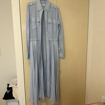 EQUIPMENT FEMME 스트라이프 셔츠 원피스 롱