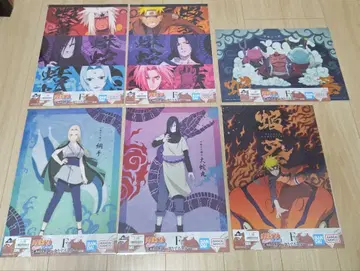 [미개봉 새상품] NARUTO 제일복권 클리어 포스터 전설의 3닌자