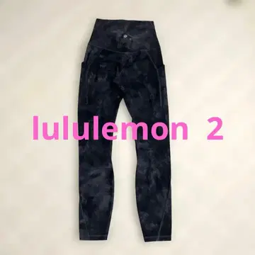 lululemon 레깅스 블랙 계열 사이즈 2