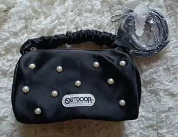 OUTDOOR PRODUCTS x PUBLUX 별주 펄 새틴 숄더백