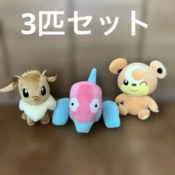 프라이즈 뽑기 게임 포켓몬 봉제 인형 이브이 폴리곤 히메그마