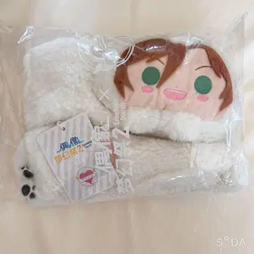 앙스타 중국 고백기구 화이트 곰돌이 머플러 미케지마 마다라
