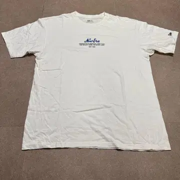 New era 뉴에라 반팔 t셔츠 화이트 자수 XL