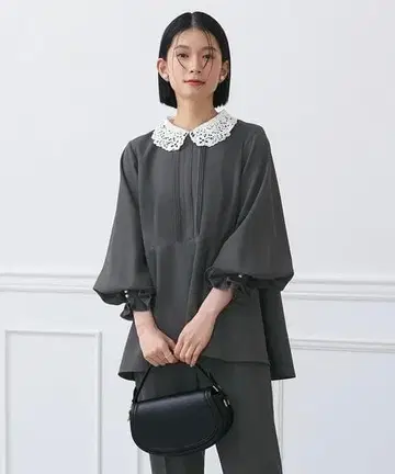 루일 에 부티크 페플럼 상의 & 테이퍼드 팬츠 셋업 포멀