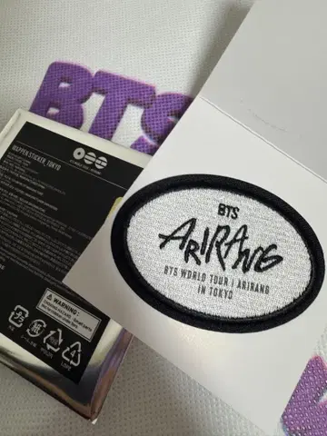 ARIRANG Wappen Sticker_Tokyo BTS 와펜