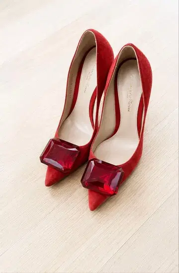 [새상품급] Gianvito Rossi 비쥬 펌프스 37 보르도 스웨이드