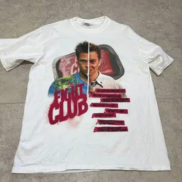 FIGHT CLUB T셔츠 화이트