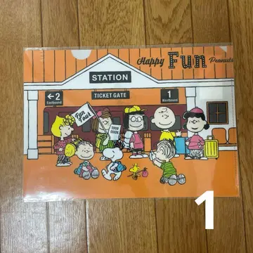 스누피 클리어 파일 11장 우메다 한큐 백화점 GYM FUN