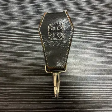 가죽 키링 코핀형 아이언 크로스