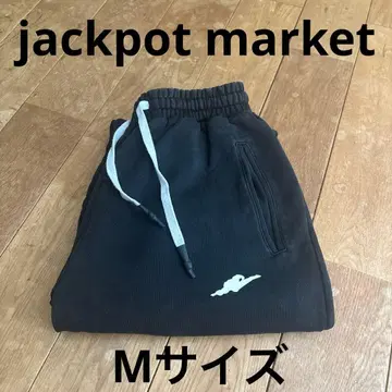 JACKPOT MARKET 스웨트 팬츠 블랙 M 사이즈