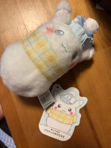 눈사람 피카츄 봉제 인형 포켓몬 센터 택 포함