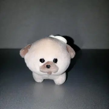 Bleu Bleuet 블루블루에 퍼그 키링 봉제 인형