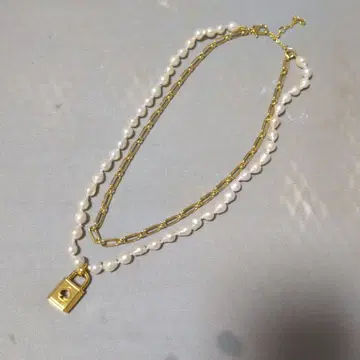 kate Spade 케이트 스페이드 락앤스페이드 펄 목걸이