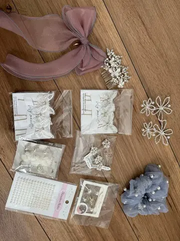 [새상품급] 결혼식 액세서리 묶음 판매