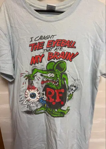 RAT FINK 랫핑크 그래픽 티셔츠 M 아메카지