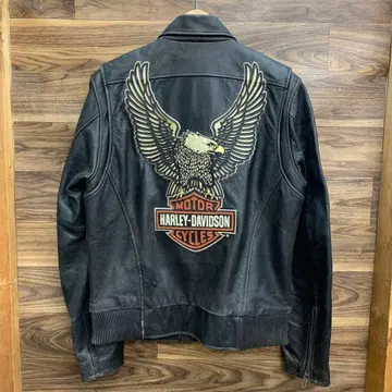 중고 HARLEY-DAVIDSON 자수 가죽 싱글 라이더