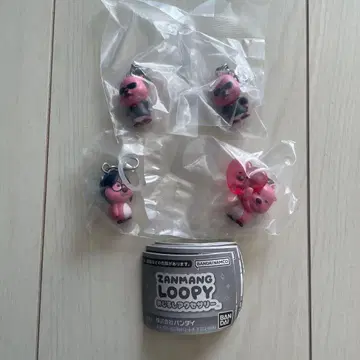 4개 세트 ZANMANG LOOPY 메지루시 액세서리 가챠 가샤폰