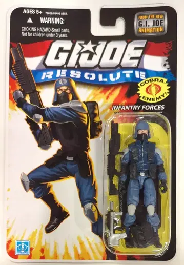 HASBRO GI JOE RESOLUTE GI JOE INFANTRY FORCES COBRA TROOPER