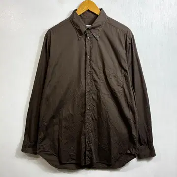 90s Giorgio Armani BD 셔츠 브라운 ARCHIVE