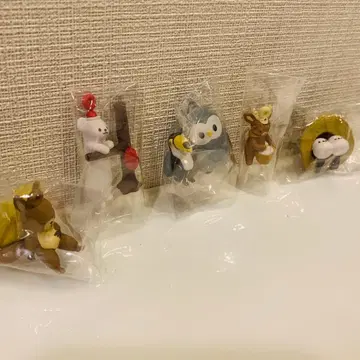 [ 미개봉 새상품 ] ROYCE 로이스 동물 오너먼트 마스코트 5개 세트