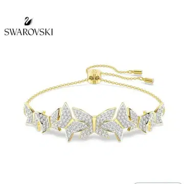SWAROVSKI 이디리아 릴리아 팔찌 골드톤 박스 있음