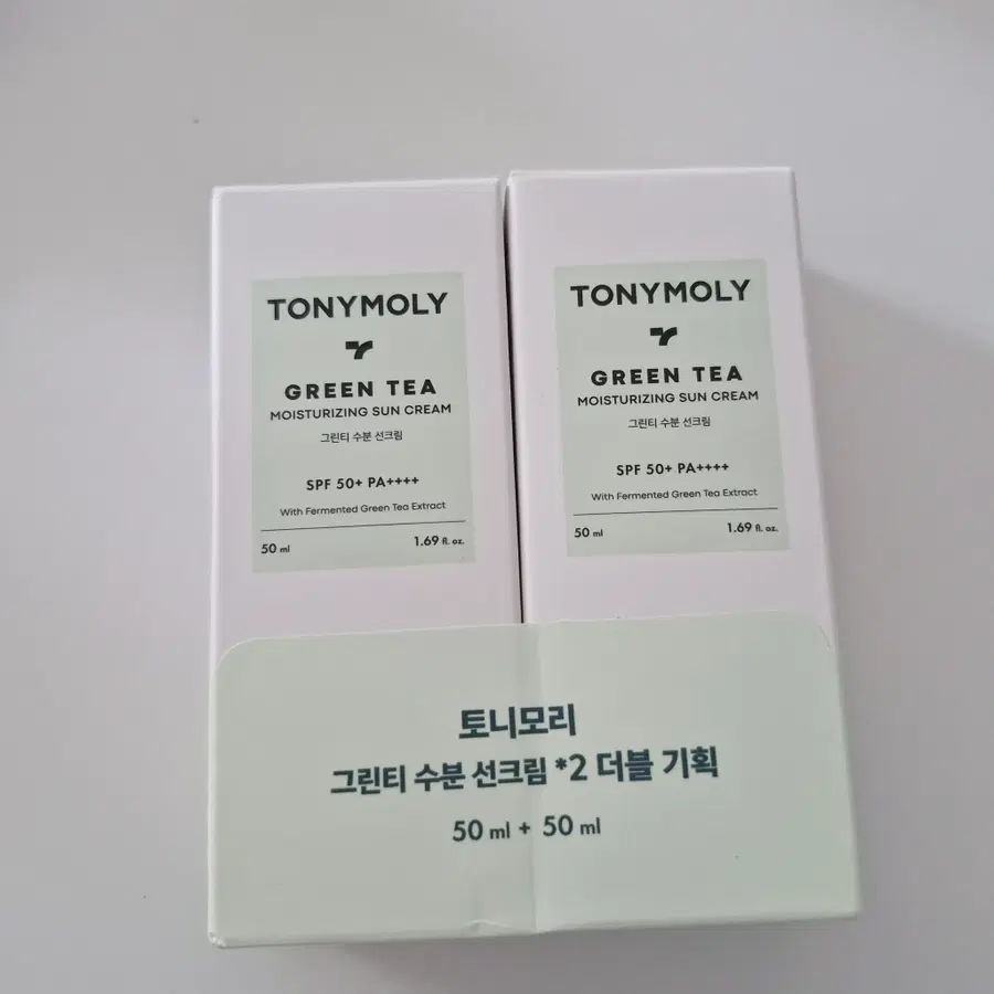 토니모리 그린티 수분 선크림 2개세트