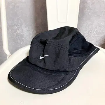 NIKE 캡 블랙 원 포인트 로고 메쉬 통기성 스포츠