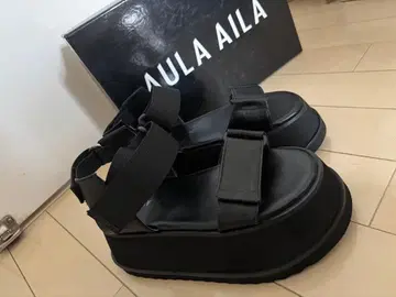 AULA AILA 플랫폼 샌들 통굽 아우라 아이라