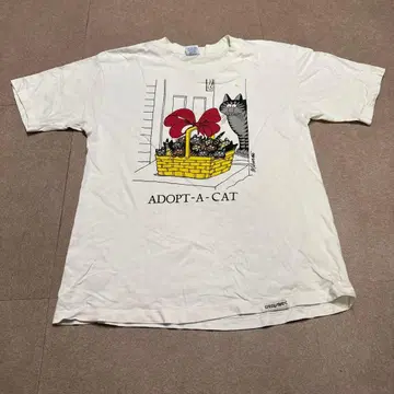 Crazy shirts 밤비 캣 반팔 t셔츠 빈티지 90s