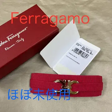 거의 미사용 Ferragamo 페라가모 머리핀 [ 정품 ]