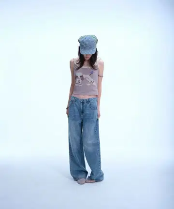 새상품 COYSEIO STARDUST DENIM PANTS BLUE 데님