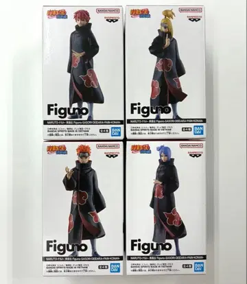 NARUTO-나루토- 돌풍전 Figuno 아카츠키 전 4종 세트