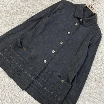 [고품질] Leilian 자켓 차콜 그레이 9 일본제