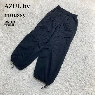 AZUL by moussy 카고 팬츠 블랙 S U536