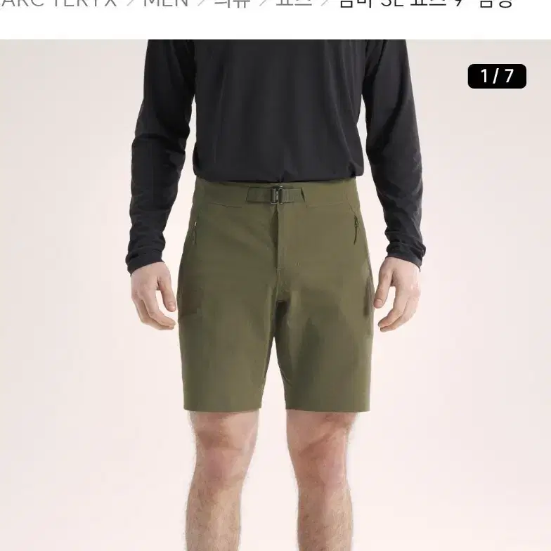 아크테릭스 감마 SL 남성 쇼츠 9인치