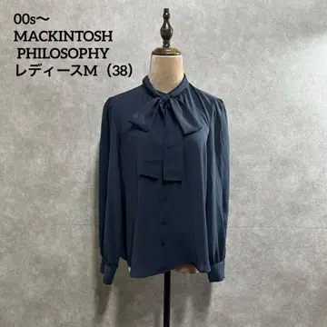 MACKINTOSH PHILOSOPHY 보타이 블라우스 네이비 38