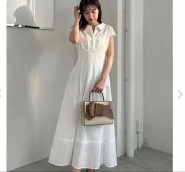 2way 넥 플레어 셔츠 원피스 코튼 린넨