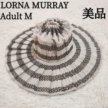 새상품급 LORNA MURRAY 밀짚모자 로나머레이 M 카프리햇