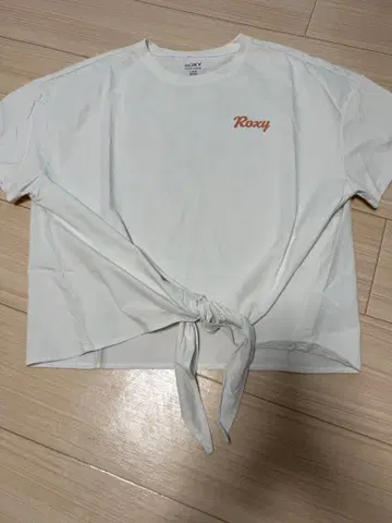 ROXY 록시 프론트 타이 T셔츠 화이트 L