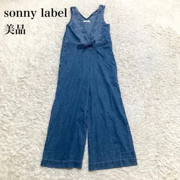 Sonny Label 데님 살로펫 자수 블루 F U537