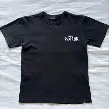 PHATRNK 팻랭크 T셔츠 반팔 블랙 로고 프린트